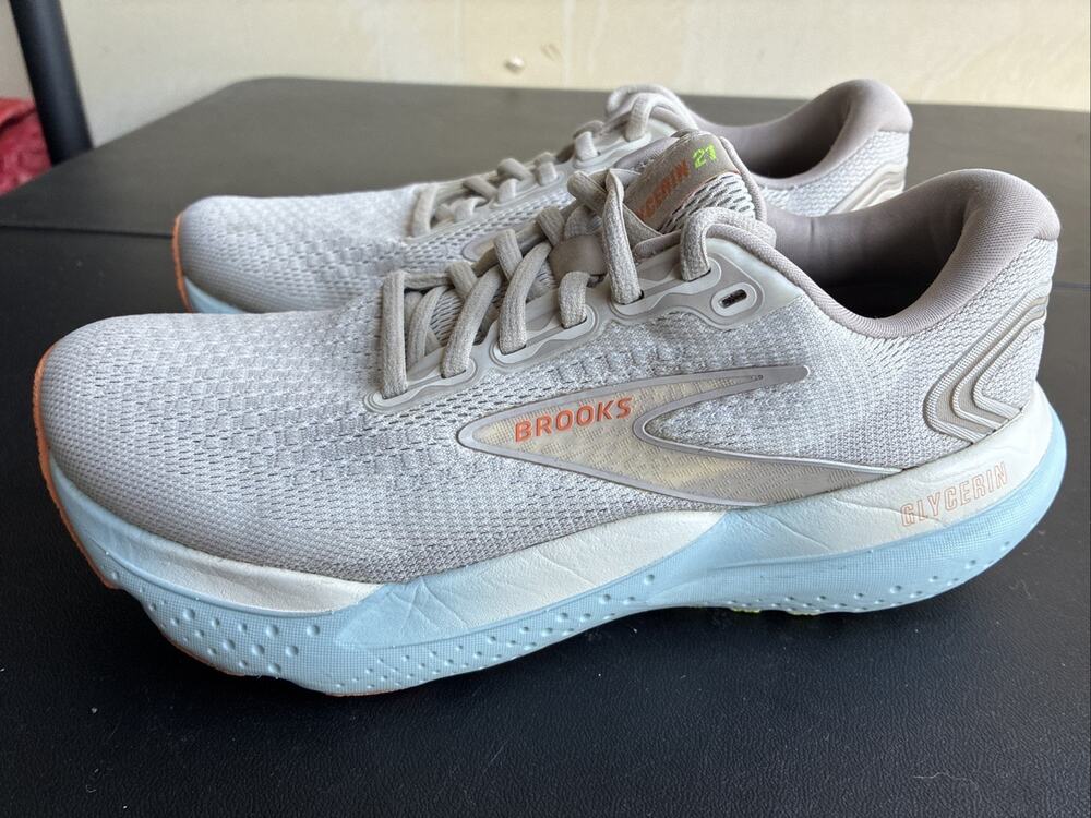 Brooks Glycerin 21 Coconut Aqua Women's Walking Running Sneakers Shoes Size 8